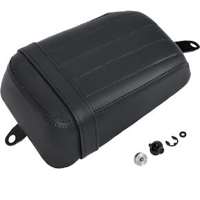 HECASA Rear Passenger Cushion Seat Compatible with 2018-2023 Harley-Davidson Street Bob FXBB / 114 FXBBS Softail Standard FXST Black