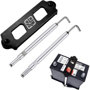 Kyostar J Hook Battery Tie Hold down bolts For Civic Integra Black