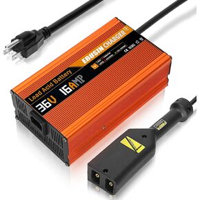 36 Volt Golf Cart Battery Charger,4-6 Hours Full Charge,with Trickle Charge,The Golf Cart Battery Charger is Compatible with Club Car, EZGO, and Yamaha, Among Others.36 Volt Golf Cart Charger
