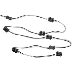 United Pacific 8 Double Male Bullet Plugs On Single Wire Harness - 7" Lead,34247