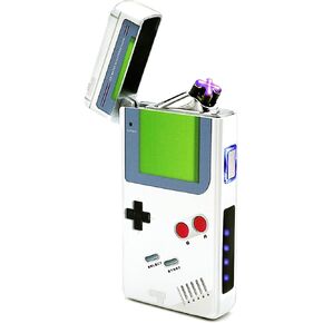 Rolls Electric Lighter - Cool Lighters - Retro Gamer Gifts for Men - Cool Gadgets - Custom Unique Birthday Gifts for Men - Stocking Stuffers - Candle Lighters - By Rolls Plasma Lighter (Grey) in Saudi Arabia