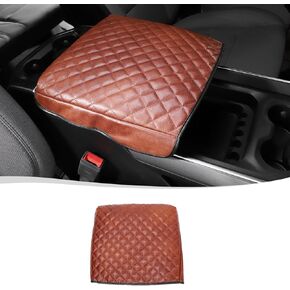 Voodonala for Dodge RAM Center Console Armrest Box Pad Leather Pet Mat Antidust Antiscrached Mat Compatible with Dodge RAM 2018+