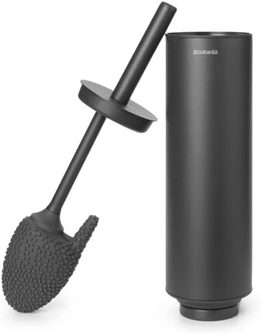Brabantia Mindset Toilet Roll Dispenser (Mineral Fresh White) Anti-Rust, Discreet Bathroom Tissue Holder, 2 Spare Rolls (Ø 5.37") Wall-Mountable Tidy Storage in Saudi Arabia