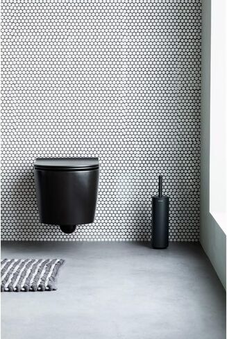 Brabantia Mindset Toilet Roll Dispenser (Mineral Fresh White) Anti-Rust, Discreet Bathroom Tissue Holder, 2 Spare Rolls (Ø 5.37") Wall-Mountable Tidy Storage in Saudi Arabia