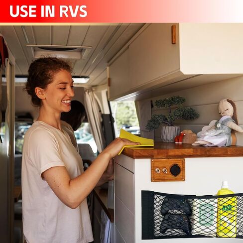 2pcs Universal Mesh Car Nets, Elastic Small Car Trunk Organizer, Car Trunk Net,Automotive Cargo Nets, for SUV, Rv, Cars and Trucks,with Tape Stickers in Saudi Arabia