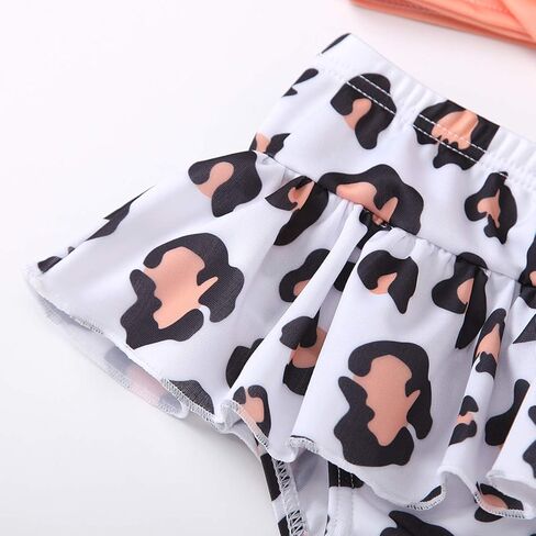 XFGLCK طفل الفتيات ملابس السباحة Bowknot الرسن العلوي + شريط كشكش أسفل قطعتين مجموعة البكيني الصيف ثوب السباحة in Kuwait