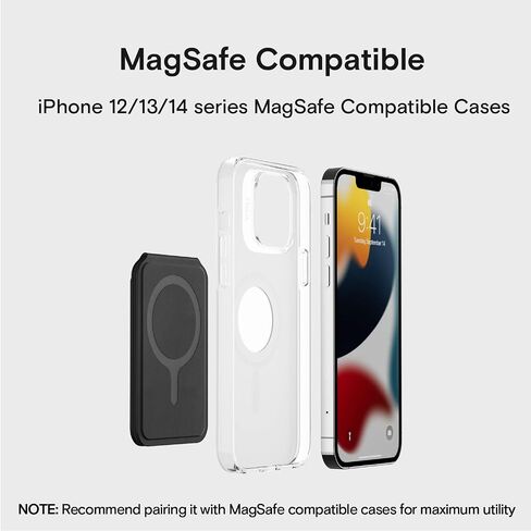 محفظة MOFT MagSafe المتوافقة مع الوصول السريع لهاتف iPhone 14 /iPhone 13/ iPhone12 سلسلة مفتوحة لبطاقة الهوية، استخدام مريح للبطاقة وحامل قوي مع حامل هاتف بمحفظة فلاش بمفصلات فولاذية in Kuwait