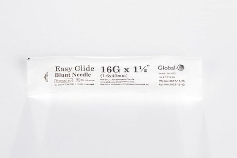 (Qty 100) 16 ga x 1-1/2" Dispensing Needle, Blunt Tip in Kuwait