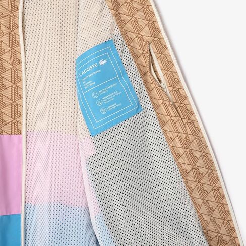 Lacoste Men's Color Blocked, Mongram Full Zip Up Jacket in Saudi Arabia