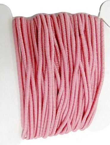 Linpeng Elastic Cord For Beading - Jewelry Making - Scrapbook Making - Gift Wrapping - Pastel Blue -1.5 mm x 5 yds per card - 2 cards per pack in Saudi Arabia