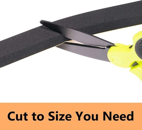 تجريد الطقس 3/8 بوصة عرض × 1/8 بوصة طول، شريط ختم رغوي لباب النافذة، شريط عازل رغوي لاصق يقلل من ضوضاء الغبار والهواء البارد، 16 قدمًا لكل × 3 لفات، أسود (FWS) in Kuwait