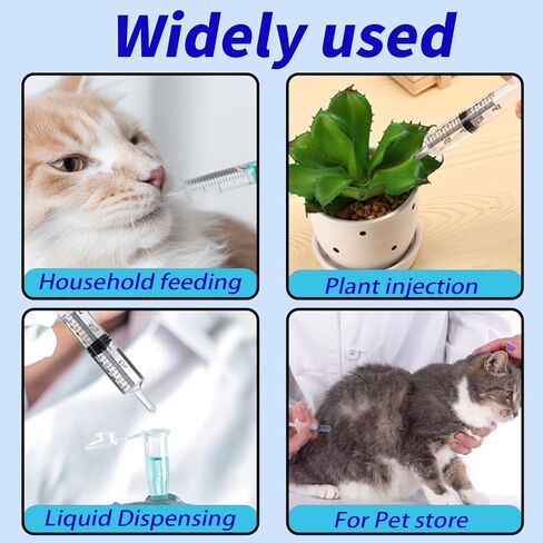 20 عبوة من المحاقن البلاستيكية مع علامات القياس، مختومة بشكل فردي مثالية للاستخدام عن طريق الفم، وإعادة التعبئة، وإطعام الحيوانات الأليفة، بما في ذلك وضع الزيت أو الغراء 10 مل in Kuwait