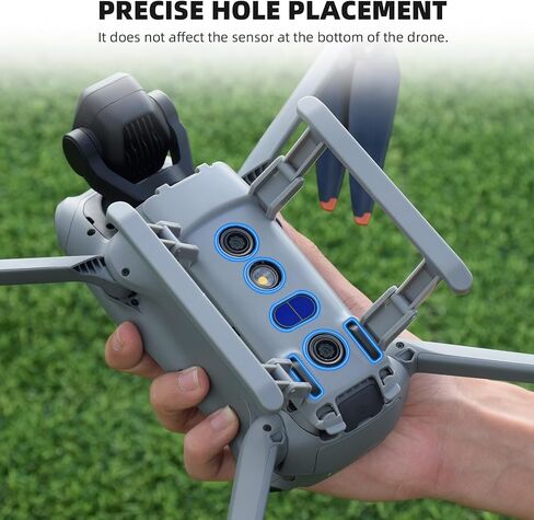 Landing Gear for DJI AIR 3, Foldable Extensions Leg Quick Release Heightened Extended Kit for DJI Mavic AIR 3 Accessories in Saudi Arabia
