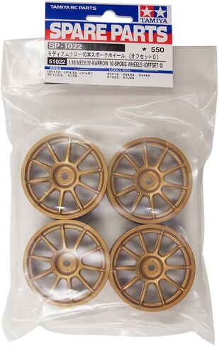 Tamiya 300051022 – 1:10 Rims Subaru Impreza, 4, 24.5 mm, Gold in Saudi Arabia