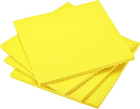 uxcell Yellow EVA Foam Sheets 10 x 10 Inch 10mm Thickness for Crafts DIY Projects, 4 Pcs in Saudi Arabia