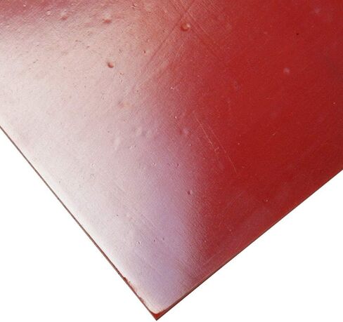 Silicone Sheet, 40A Durometer, Smooth Finish, No Backing, Orange, 0.25" Thickness, 12" Width, 12" Length in Saudi Arabia