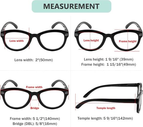 نظارات القراءة Eyekepper عين القطة للنساء للقارئات كبيرة الحجم - أخضر +2.50 in Saudi Arabia