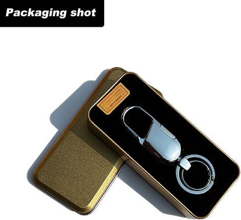 سلسلة مفاتيح السيارة مع (صندوق هدايا) حامل سلسلة مفاتيح السيارة عالي التحمل للرجال والنساء in Kuwait