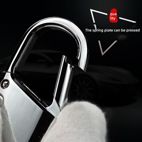 سلسلة مفاتيح السيارة مع (صندوق هدايا) حامل سلسلة مفاتيح السيارة عالي التحمل للرجال والنساء in Kuwait