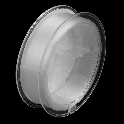 uxcell Monofilament Fishing Line, 0.5mm 8.0 Nylon Fishing Line, Strong Mono Line Clear Fishing Wire for Freshwater Fishing Hanging Decorations Crafts in Kuwait