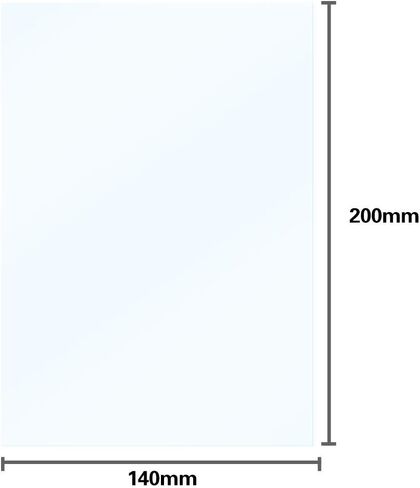 فيلم FEP بسُمك 200 × 140 مم 0.15 مم لطابعة ELEGOO Mars/ANYCUBIC Photon/Photon S LCD SLA DLP ثلاثية الأبعاد - 5 عبوات in Kuwait