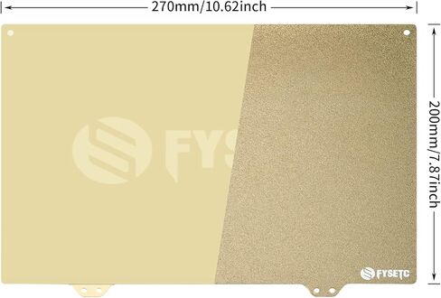 FYSETC Flsn Super Racer Build Plate Round 270mm/ 10.6 inch Diameter Janusbps Spring Steel Sheet - Textured/Smooth Double Sided Removable PEI Sheet+Sticker Base for Flsn Super Racer 3D Printer in Kuwait