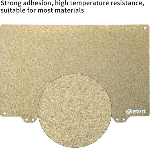 FYSETC Flsn Super Racer Build Plate Round 270mm/ 10.6 inch Diameter Janusbps Spring Steel Sheet - Textured/Smooth Double Sided Removable PEI Sheet+Sticker Base for Flsn Super Racer 3D Printer in Kuwait