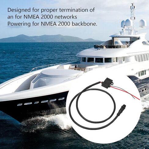 Keenso 2000 Backbone Cable, for NMEA 2000 N2K Male Power Cable with 5 Pin 1m/39.4in Long for Networks in Saudi Arabia