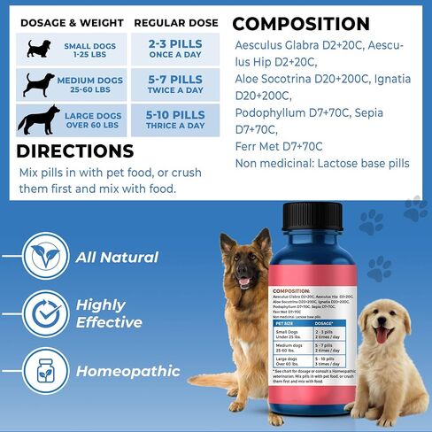BestLife4Pets Scoot Stopper & Anal Gland Support - Natural Relief for Anal Gland Issues, Rectal Prolapse, Itching and Discomfort in Dogs & Cats of All Breeds and Sizes - 400 Odorless, Tasteless Pills in Saudi Arabia