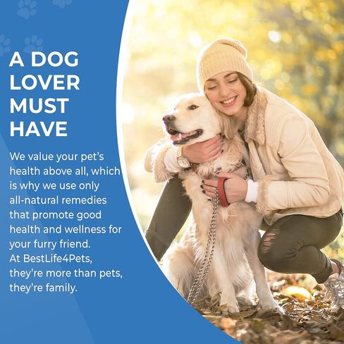 BestLife4Pets Scoot Stopper & Anal Gland Support - Natural Relief for Anal Gland Issues, Rectal Prolapse, Itching and Discomfort in Dogs & Cats of All Breeds and Sizes - 400 Odorless, Tasteless Pills in Saudi Arabia