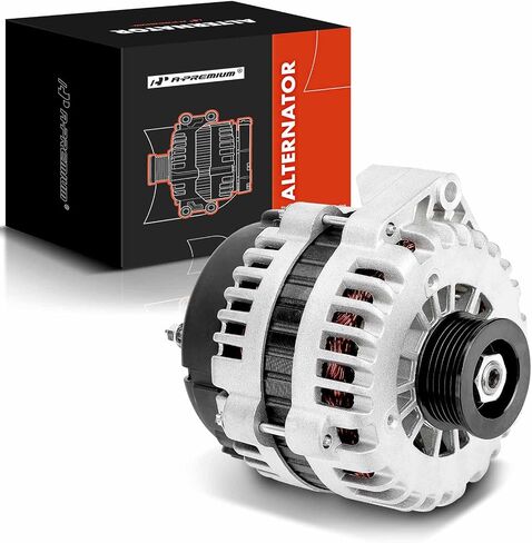 مولد كهربائي A-Premium عالي الإخراج 253 أمبير متوافق مع Chevy Silverado 1500 99-05 Silverado 2500 3500 Tahoe & GMC Sierra Yukon & Cadillac & Isuzu، 12V CW 6-Groove Pulley، استبدال # 10464476 10464405 in Saudi Arabia