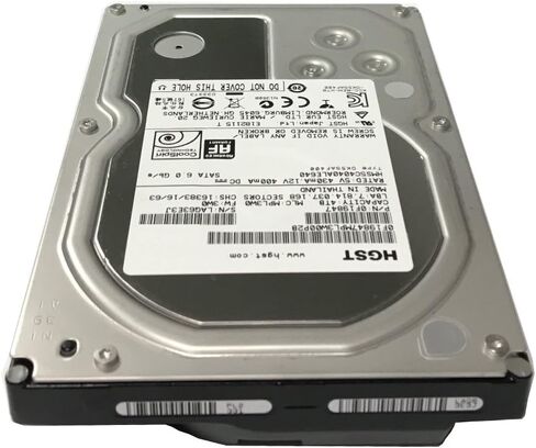 HGST MegaScale DC 4000.B HMS5C4040ALE640 (0F19847) 4 تيرابايت Coolspin 64 ميجابايت كاش SATA 6.0 جيجابايت/ثانية 3.5 بوصة محرك الأقراص الصلبة للمؤسسات (متجدد) in Kuwait