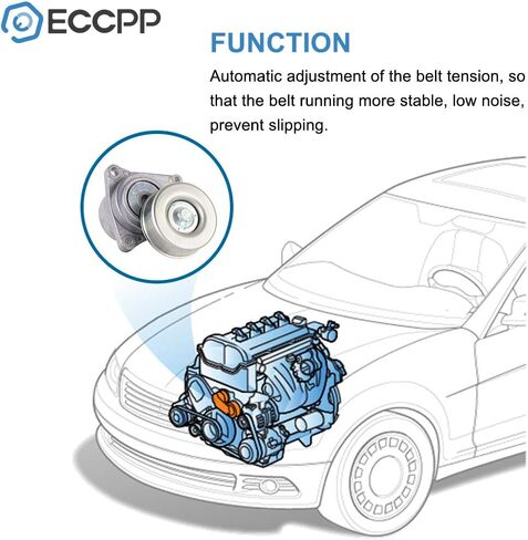 مجموعة شداد الحزام ECCPP مناسبة لـ 2002-2012 نيسان ألتيما 2008-2013 نيسان روج 2002-2012 نيسان سنترا in Saudi Arabia