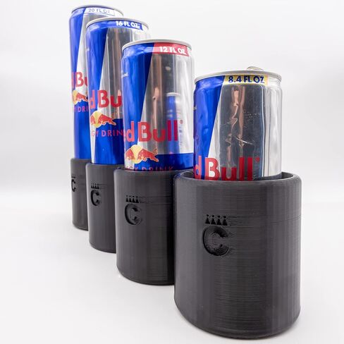 محول حامل أكواب السيارة Red Bull/Skinny Can - لا ينسكب أبدًا مرة أخرى! (أسود) in Saudi Arabia