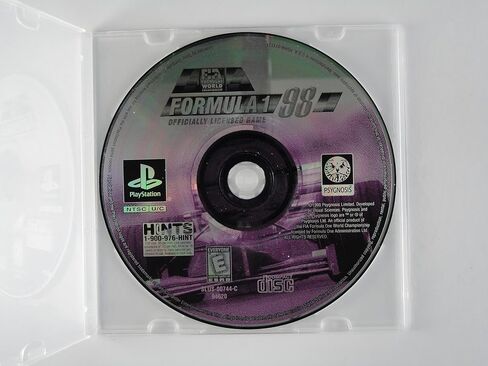 لعبة Formula 1 98 كاملة لجهاز Sony Playstation 1 PS1 (متجددة) in Saudi Arabia