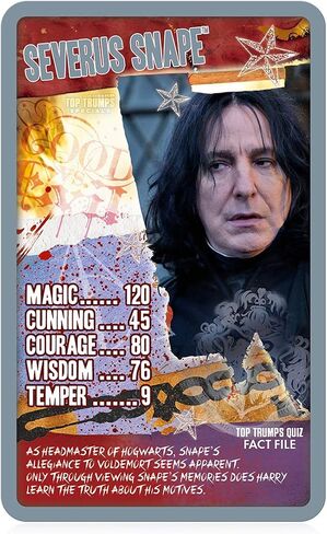لعبة بطاقات خاصة من Top Trumps Harry Potter and The Deathly Hallows Part 2، العب مع Harry وRon وHermione وDumbledore وHagrid، تعليمية للاعبين زائدين مما يجعلها هدية رائعة للأعمار من 6 سنوات فما فوق in Saudi Arabia