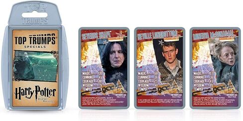لعبة بطاقات خاصة من Top Trumps Harry Potter and The Deathly Hallows Part 2، العب مع Harry وRon وHermione وDumbledore وHagrid، تعليمية للاعبين زائدين مما يجعلها هدية رائعة للأعمار من 6 سنوات فما فوق in Saudi Arabia