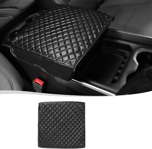 Voodola for Dodge RAM 2018+ غطاء صندوق مسند ذراع وحدة التحكم المركزية غطاء مضاد للخدش غطاء الحيوانات الأليفة متوافق مع دودج رام - أسود in Saudi Arabia