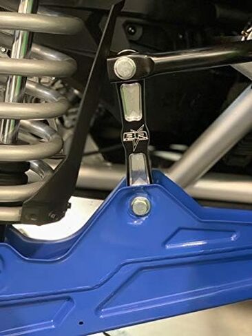 وصلات شريط Sway Bar الخلفي المخصصة من Billet UTV من Todd المتوافقة مع مجموعة Sway Bar لجميع موديلات Canam X3 من 2017 إلى 2023 - وصلات شريط Sway للتعليق الخلفي للمساعدة في تقليل تدحرج جسم السيارة والتأرجح - تشطيب آلي in Saudi Arabia