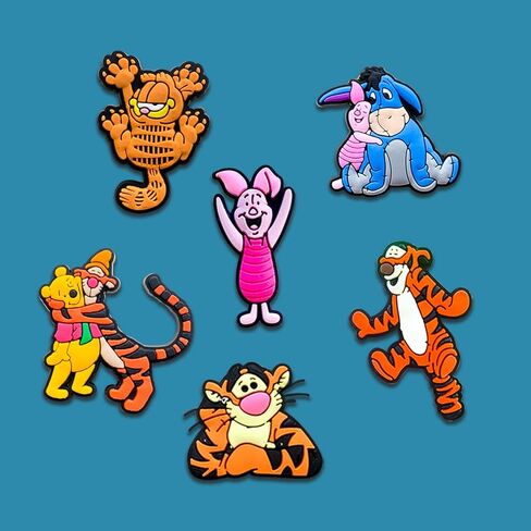 18 قطعة من حليات تزيين الأحذية الكرتونية للسدادات، إكسسوارات ساحرة لطيفة لحفلات الأطفال in Kuwait