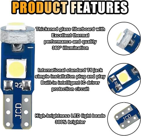 20 قطعة من مصابيح لوحة القيادة LED للسيارة، 3030-3SMD عالية السطوع للوحة أجهزة القياس لوحة القيادة مع مقبس قفل ملتوي، عالمي لإكسسوارات إضاءة السيارة (أخضر) in Saudi Arabia