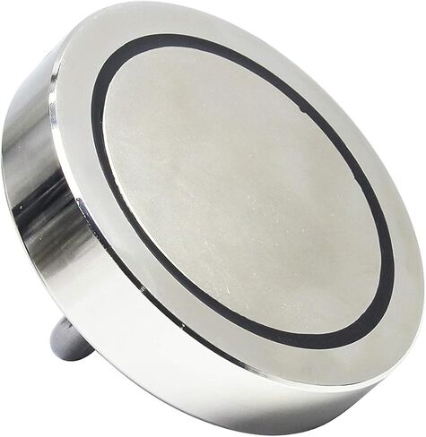 Brute Magnetics- 1500 lb Single Sided Fishing Magnet Bundle, Includes Strong Magnets for Fishing in Lakes or River, 4.7" Rare Earth Neodyminum Fishing Magnet, with Eyebolt and Threadlocker in Kuwait