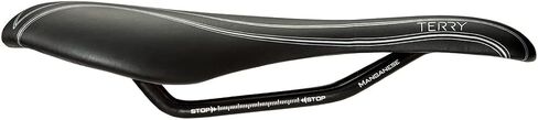 Terry FLX Bike Saddle - Bicycle Seat for Women - Black Leather - Flexible & Comfortable in Saudi Arabia