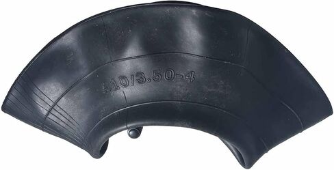 إطار الأنبوب الداخلي 4.10 3.50-4 بوصة مع جذع صمام معدني منحني TR87 لشاحنات يدوية بعجلات 410/350-4، والدمى، وعربات اليد، وجزازات العشب، والمقطورات والمزيد من الأجزاء in Kuwait