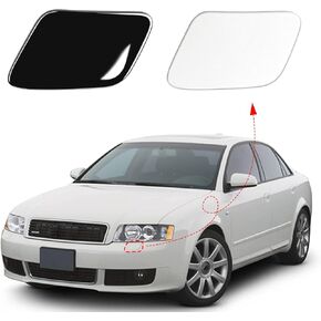 غطاء غطاء غسالة المصباح الأمامي من أجل Audi A4 2002 2003 2004 2005 8E0955275D 8E0955276D (Silver ، Side Rased Side) Xinpinsai in Saudi Arabia
