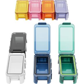 8 Compartment Pill Organizer - Travel Portable Pill Case with Moisture-Proof Design, Medication Case for Vitamins/Fish Oil Supplements Storage (8 Compartments, 10-30 Pills Capacity) in Saudi Arabia