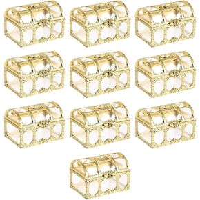 Amosfun 10pcs Mini Treasure Chest Candy Boxes Vintage Keepsake Cases for Wedding Favors Birthday Holiday Party Supplies 1.5 x 2.5 x 1.5 Inch in Saudi Arabia