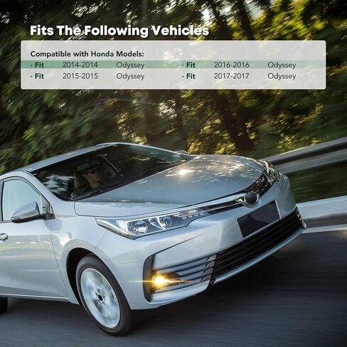 YHTAUTO Fog Light Trim Fits Honda Odyssey 2014-2017 Front Bumper Fog Light Bezel Trim Right Passenger Side in Saudi Arabia