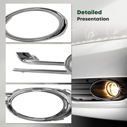 YHTAUTO Fog Light Trim Fits Honda Odyssey 2014-2017 Front Bumper Fog Light Bezel Trim Right Passenger Side in Saudi Arabia