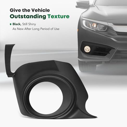 Yhtauto Fog Light Bezel يناسب لكزس IS200T IS300 2016 IS250 2014-2015 ، IS350 2014-2016 نماذج ملائمة بدون حزمة رياضية ، غطاء ضوء ضباب الأمامي ، جانب الركاب الأيمن in Kuwait